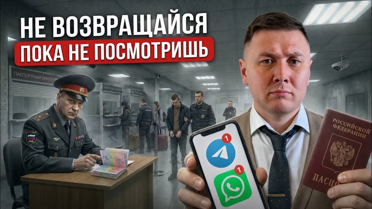 Посмотри это ПЕРЕД ТЕМ, как вернуться в Россию. Что тебя ждёт и как пройти контроль без ПОСЛЕДСТВИЙ!